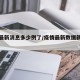 疫情最新消息多少例了/疫情最新数据新增多少